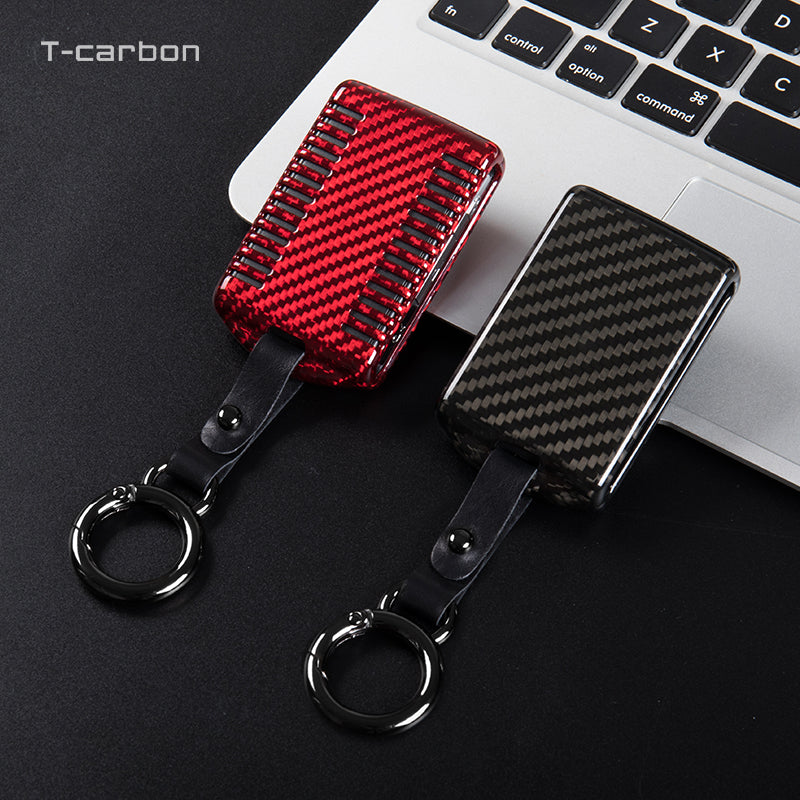 Volvo Carbon Fiber Key Fob Case (Model A) - T-Carbon Official