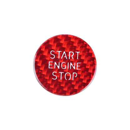 Carbon Fiber Start Stop Button for BMW (Model C)