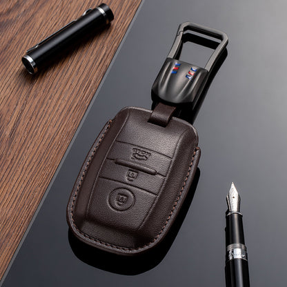 Leather Key Fob Cover for Kia (Model A) - T-Carbon Official Store