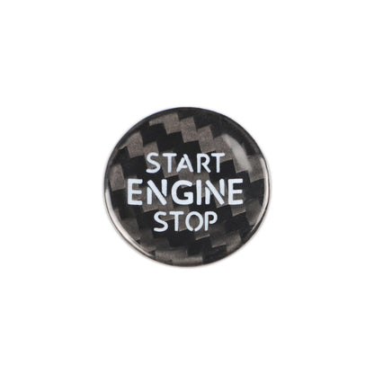 Carbon Fiber Start Stop Button for Volkswagen (Model D)