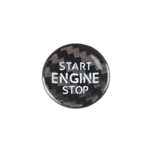 Carbon Fiber Start Stop Button for Volkswagen (Model D)