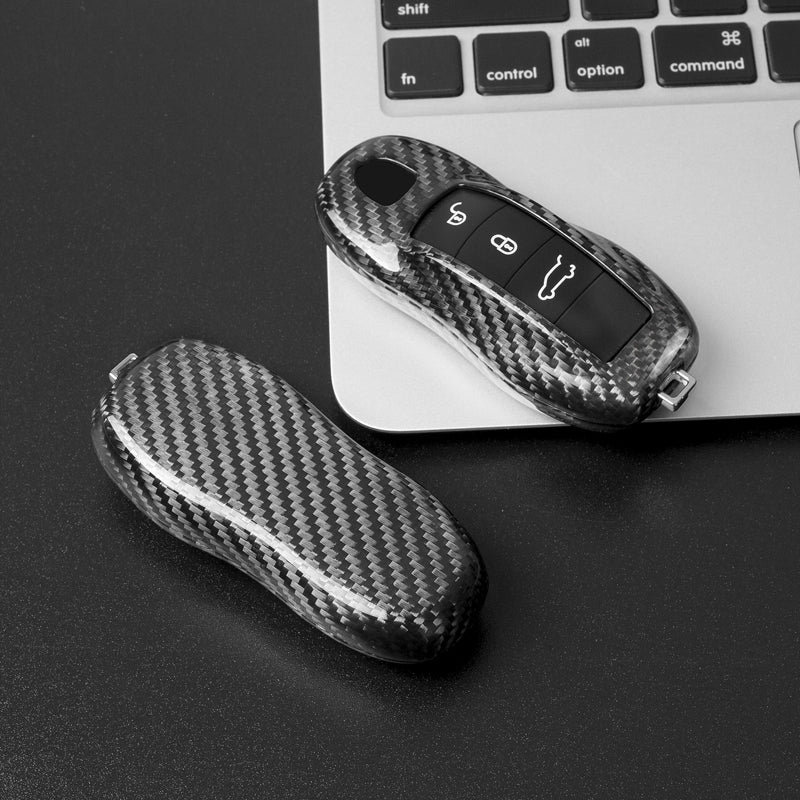 T-Carbon for Porsche Carbon Fiber Key Fob Case (Model A) - T-Carbon Official Store