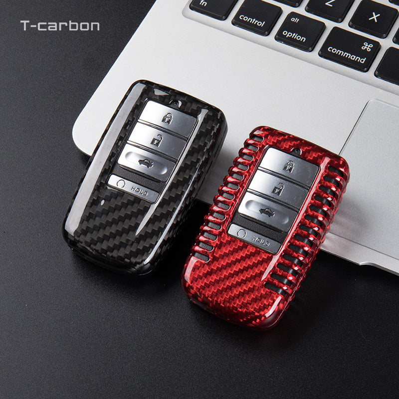 T-Carbon for Acura Carbon Fiber Key Fob Case (Model A) - T-Carbon Official Store