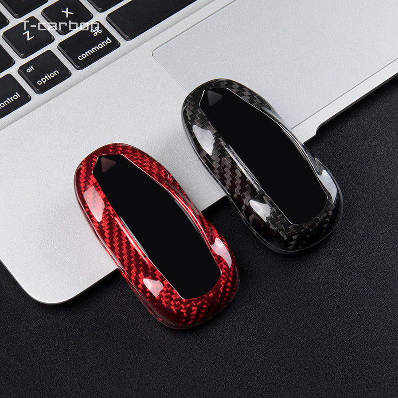 Tesla Carbon Fiber Key Fob Case (Model A) - T-Carbon Official