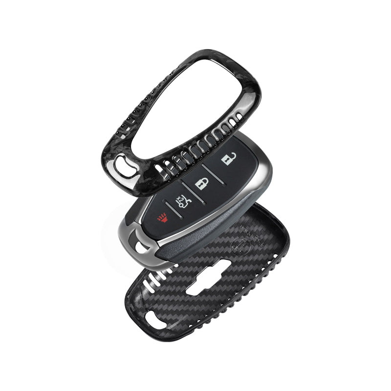 T-Carbon for Chevrolet Carbon Fiber Key Fob Case (Model A) - T-Carbon Official Store