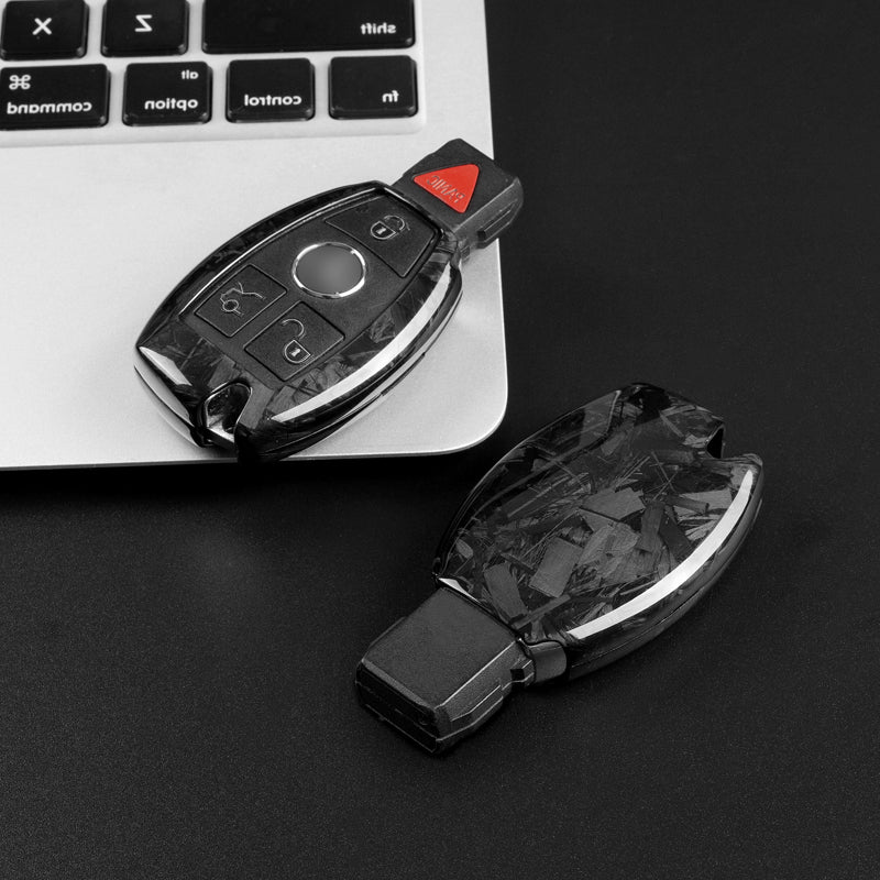 T-Carbon for Mercedes Benz Carbon Fiber Key Fob Case (Model A) - T-Carbon Official Store