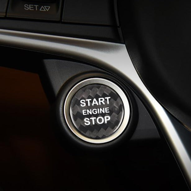 Carbon Fiber Start Stop Button for Alfa Romeo (Model A)