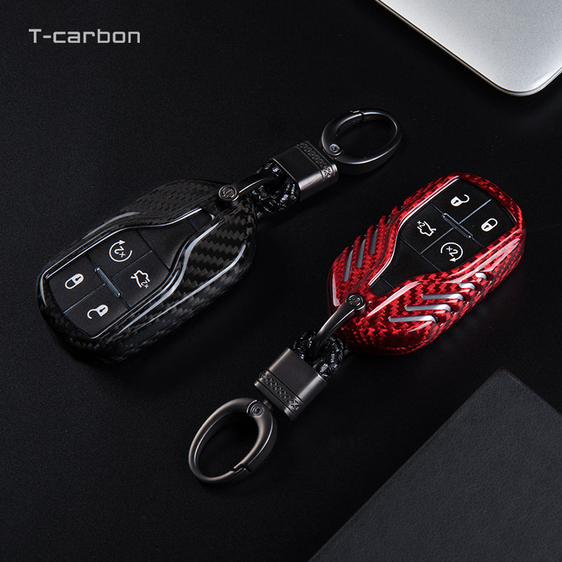 Maserati Carbon Fiber Key Fob Case (Model A) - T-Carbon Official