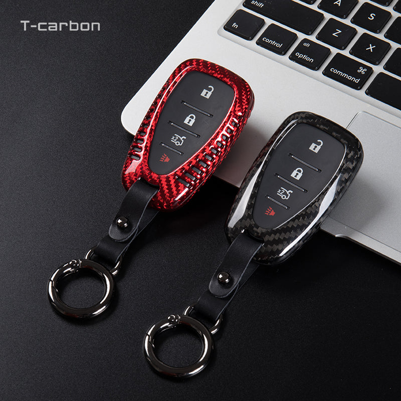 Chevrolet Carbon Fiber Key Fob Case (Model A) - T-Carbon Official