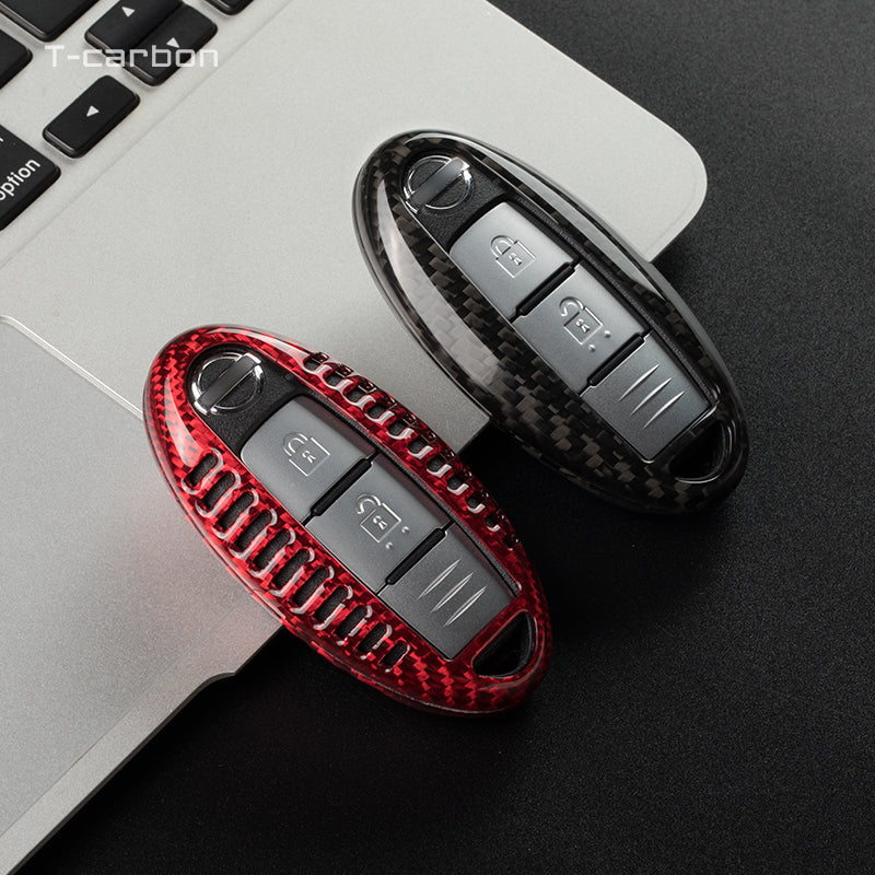 Nissan Carbon Fiber Key Fob Case (Model A) - T-Carbon Official