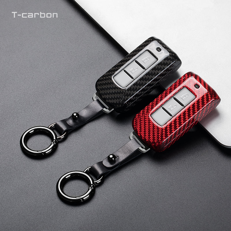 Mitsubishi Carbon Fiber Key Fob Case (Model A) - T-Carbon Official