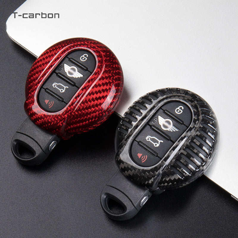 Mini Carbon Fiber Key Fob Case (Model A) - T-Carbon Official