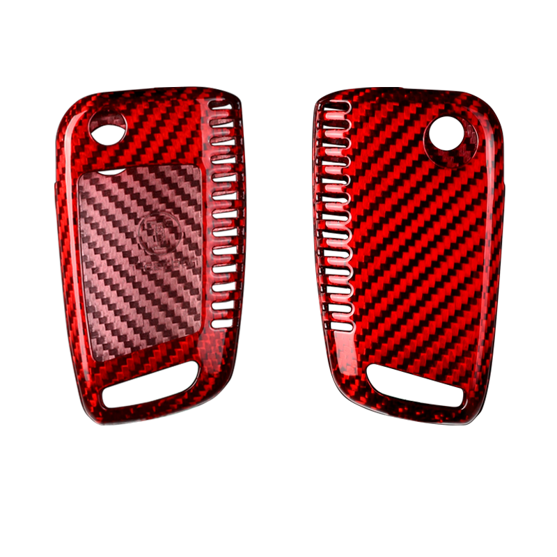 T-Carbon for Volkswagen Carbon Fiber Key Fob Case (Model G)