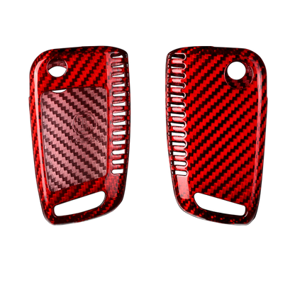 T-Carbon for Volkswagen Carbon Fiber Key Fob Case (Model G)
