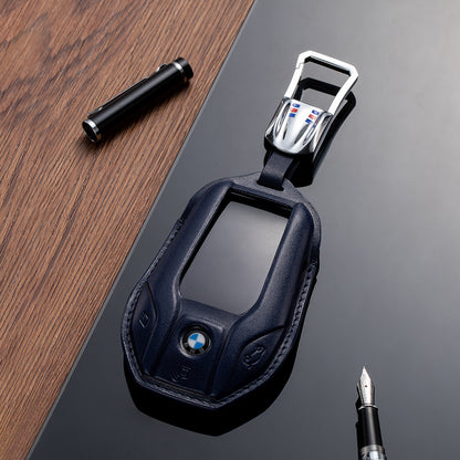 Leather Key Fob Cover for BMW (Model C) - T-Carbon Official Store