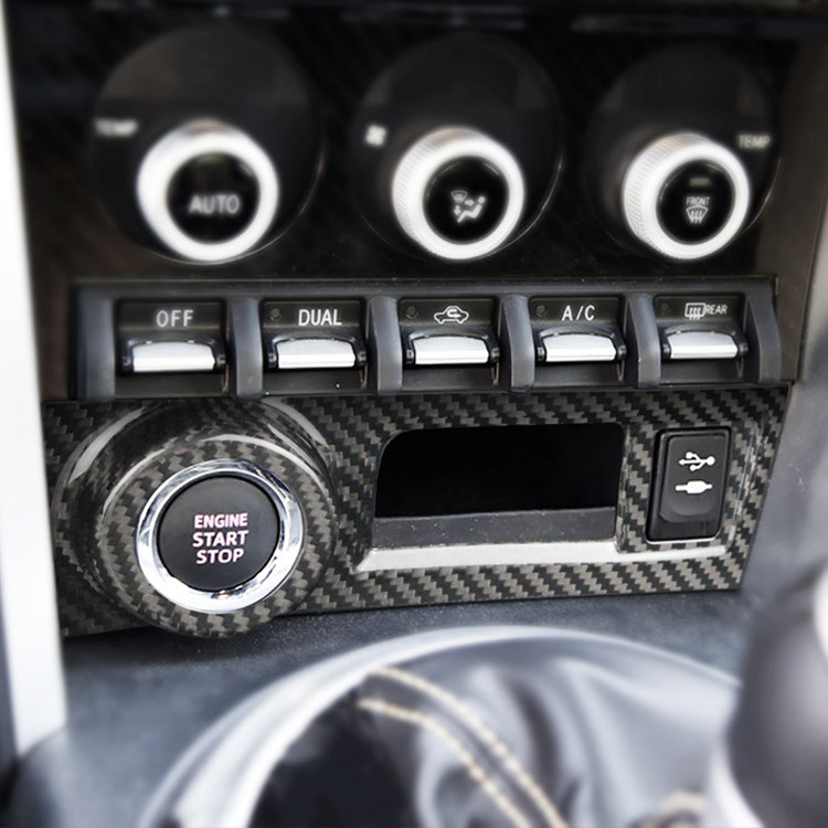 Carbon Fiber Driver Console Cover for Subaru (Model A)
