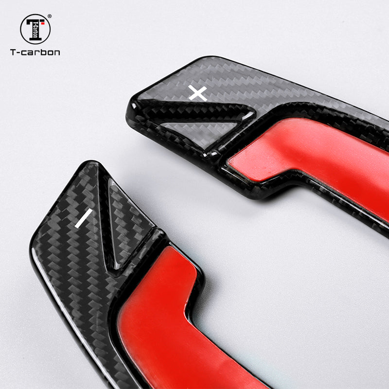 T-Carbon for Land Rover Range Rover Carbon Fiber Paddle Shifters (Model B: 2021-2022)