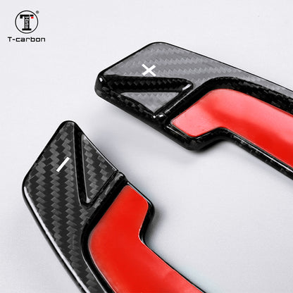 T-Carbon for Land Rover Range Rover Carbon Fiber Paddle Shifters (Model B: 2021-2022)