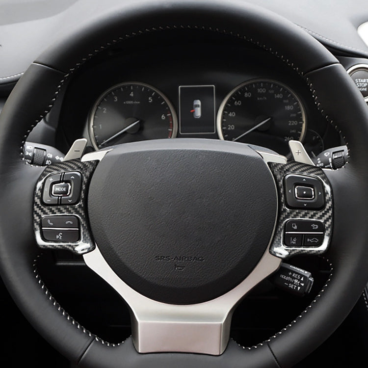 Lexus Carbon Fiber Steering Wheel Cover (Model A: 2015-2019)