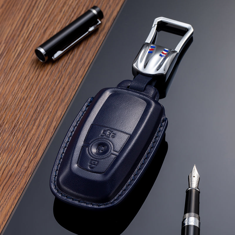Leather Key Fob Cover for Ford (Model C) - T-Carbon Official Store