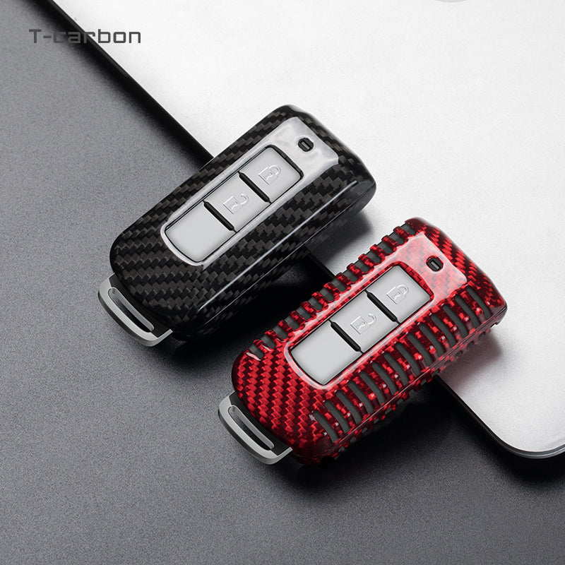 Mitsubishi Carbon Fiber Key Fob Case (Model A) - T-Carbon Official