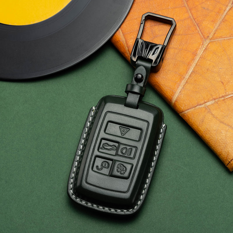 Exclusive Leather Key Fob Cover for Land Rover Range Rover (Model B)
