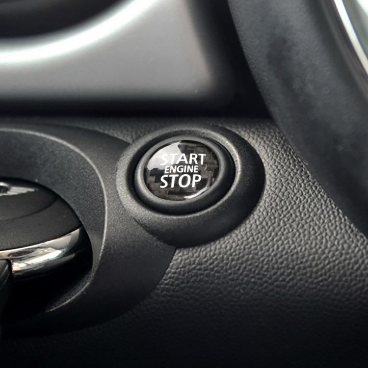 Carbon Fiber Start Stop Button for Mini (Model A: R-Series)