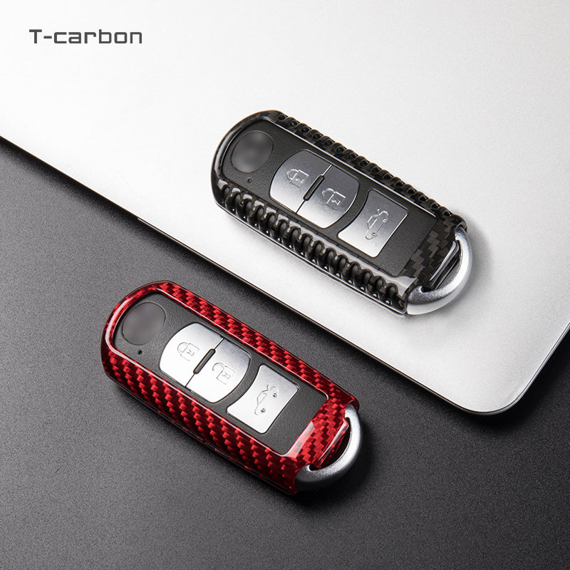 Mazda Carbon Fiber Key Fob Case (Model A) - T-Carbon Official