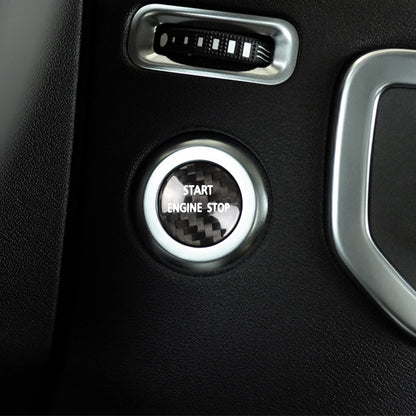 Carbon Fiber Start Stop Button for Land Rover Range Rover (Model A)
