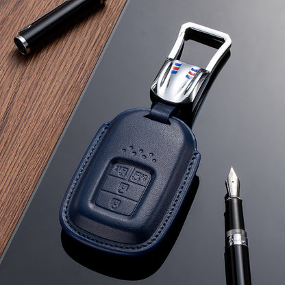 Leather Key Fob Cover for Honda (Model C) - T-Carbon Official Store