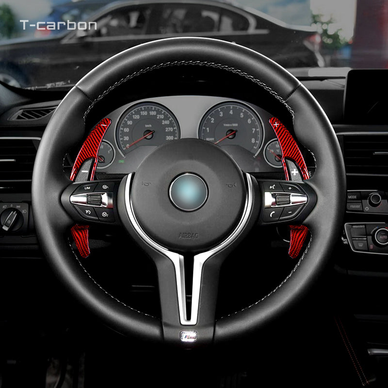 T-Carbon for BMW M-Series Carbon Fiber Paddle Shifters (Model A: 2014 onwards) - T-Carbon Official Store