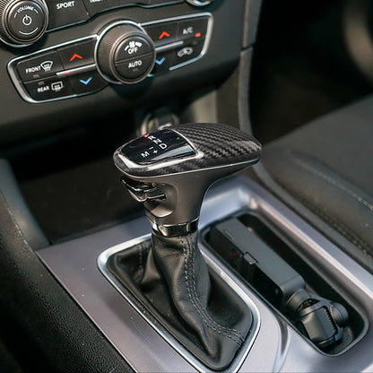 Carbon Fiber Gear Selector Cover for Dodge (Model A)