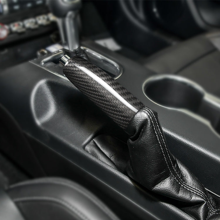 Carbon Fiber Handbrake Cover for Ford Mustang  (Model A)