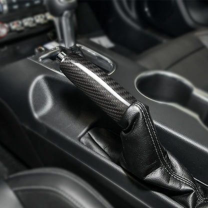 Carbon Fiber Handbrake Cover for Ford Mustang  (Model A)