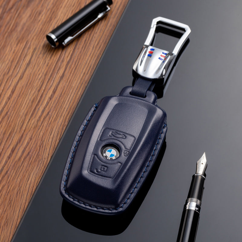 Leather Key Fob Cover for BMW (Model A) - T-Carbon Official Store