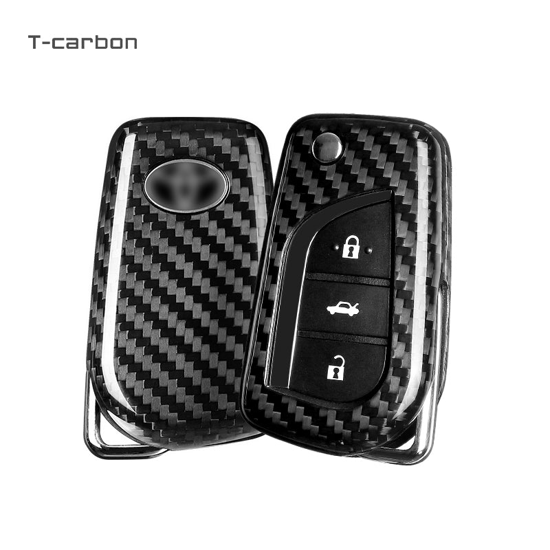 T-Carbon for Toyota Carbon Fiber Key Fob Case (Model G)