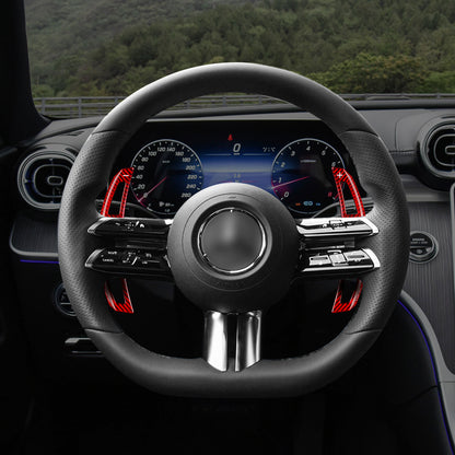 T-Carbon for Mercedes Benz AMG Carbon Fiber Paddle Shifters Replacement (Model B: 2022 onwards)