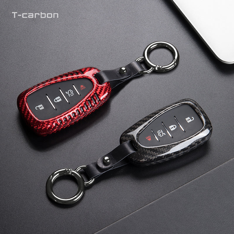 Chevrolet Carbon Fiber Key Fob Case (Model A) - T-Carbon Official