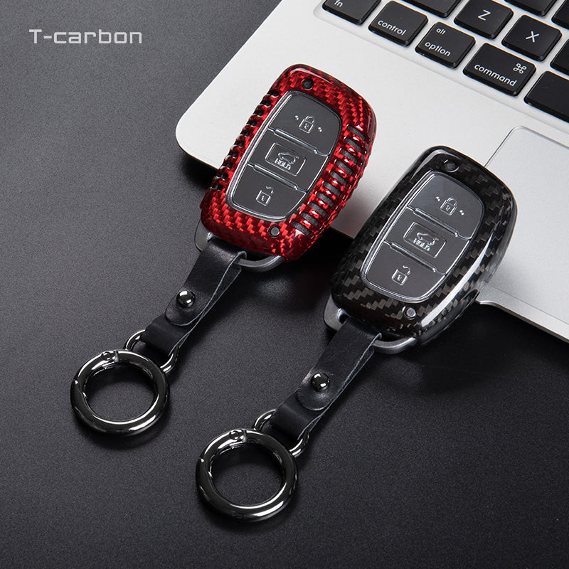 Hyundai Carbon Fiber Key Fob Case (Model A) - T-Carbon Official