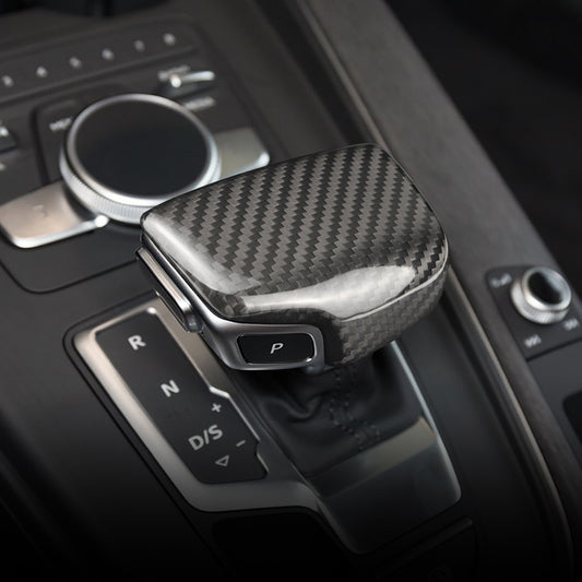 Carbon Fiber Gear Selector Cover for Audi (Model F)