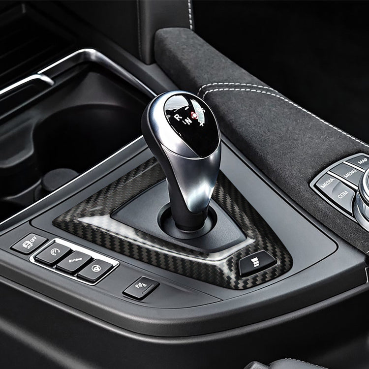 BMW M-Series Carbon Fiber Gear Shift Console Cover (Model A)