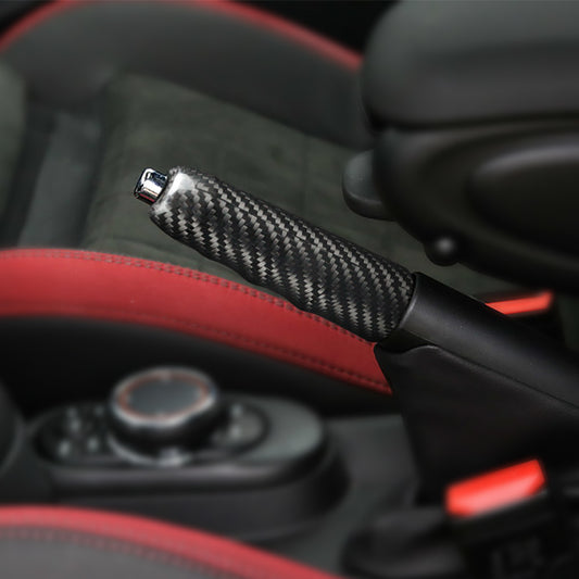 Carbon Fiber Handbrake Cover for Mini (Model B: F-Series)