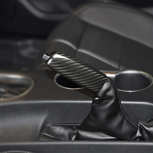 Carbon Fiber Handbrake Cover for Ford Mustang  (Model A)