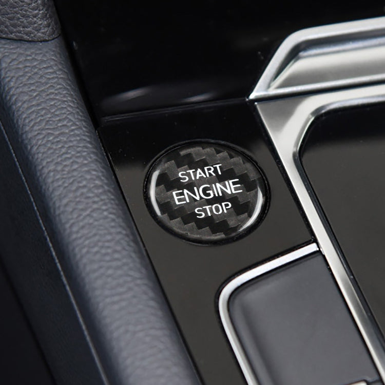 Carbon Fiber Start Stop Button for Volkswagen (Model E)