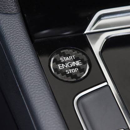 Carbon Fiber Start Stop Button for Volkswagen (Model E)