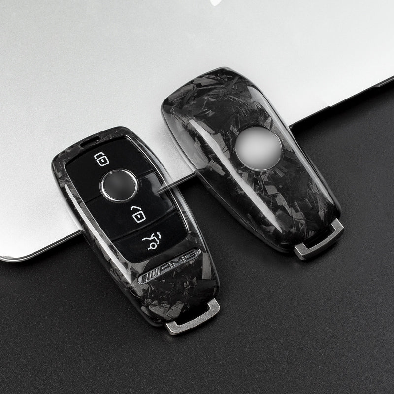 T-Carbon for Mercedes Benz AMG Carbon Fiber Key Fob Case (Model C) - T-Carbon Official Store