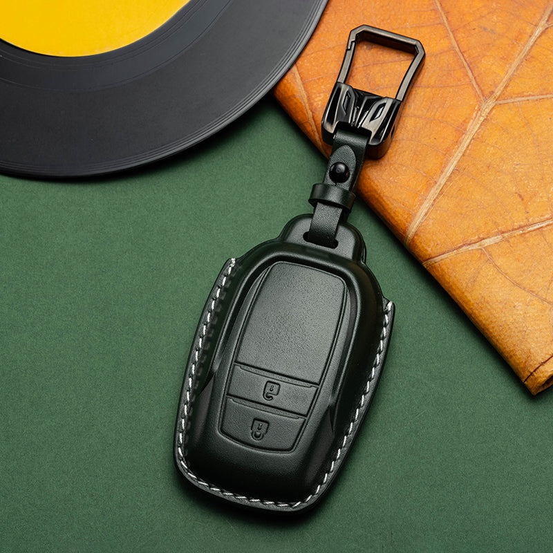 Exclusive Leather Key Fob Cover for Toyota (Model B)