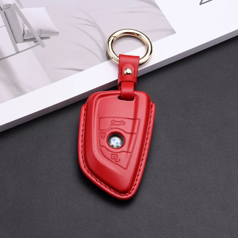 Pastel Leather Key Fob Cover for BMW (Model B) - T-Carbon Official Store