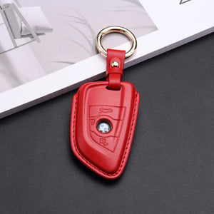 Open image in slideshow, BMW Pastel Leather Key Fob Cover (Model B)
