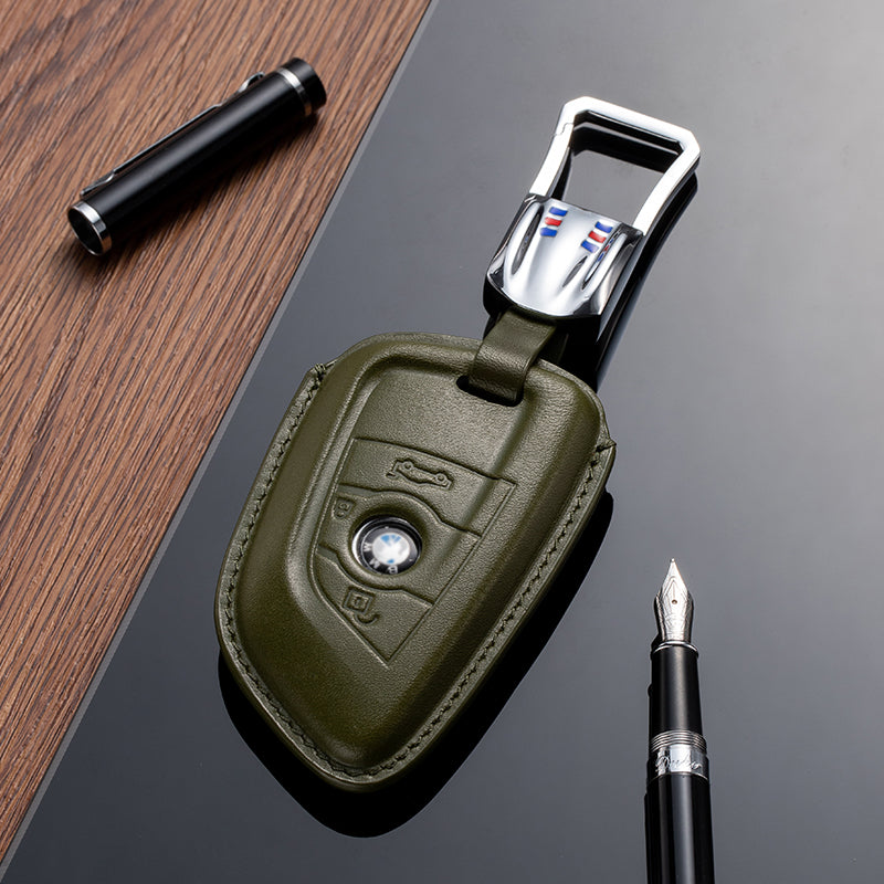 Leather Key Fob Cover for BMW (Model B) - T-Carbon Official Store
